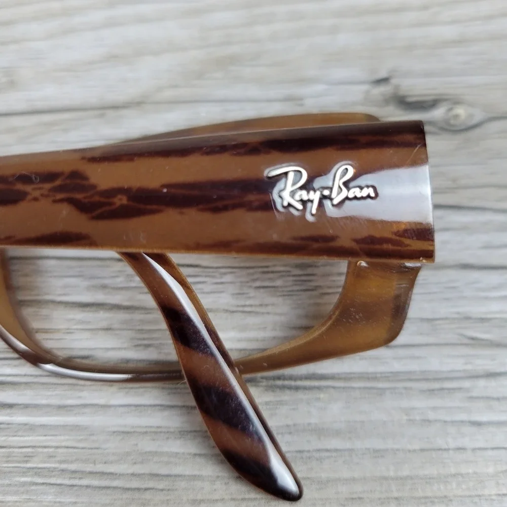 Ray-Ban Eyeglasses RB 4067 689 Brown Rectangular Frames‎ Only 52-16-145